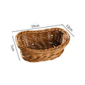 Cesta de Almacenamiento de Sauce Tejida Artesanal Elara Haus