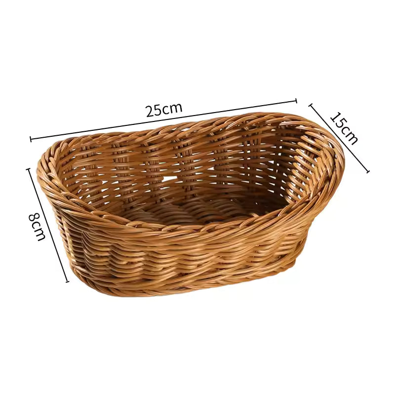 Cesta de Almacenamiento de Sauce Tejida Artesanal Elara Haus