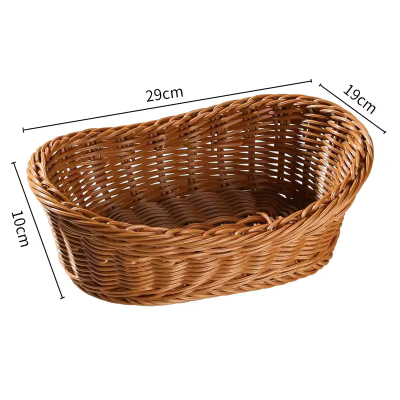 Cesta de Almacenamiento de Sauce Tejida Artesanal Elara Haus