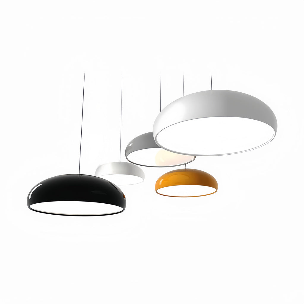Lámpara Colgante Negra  Fija de Metal 35cm 45cm 60cm