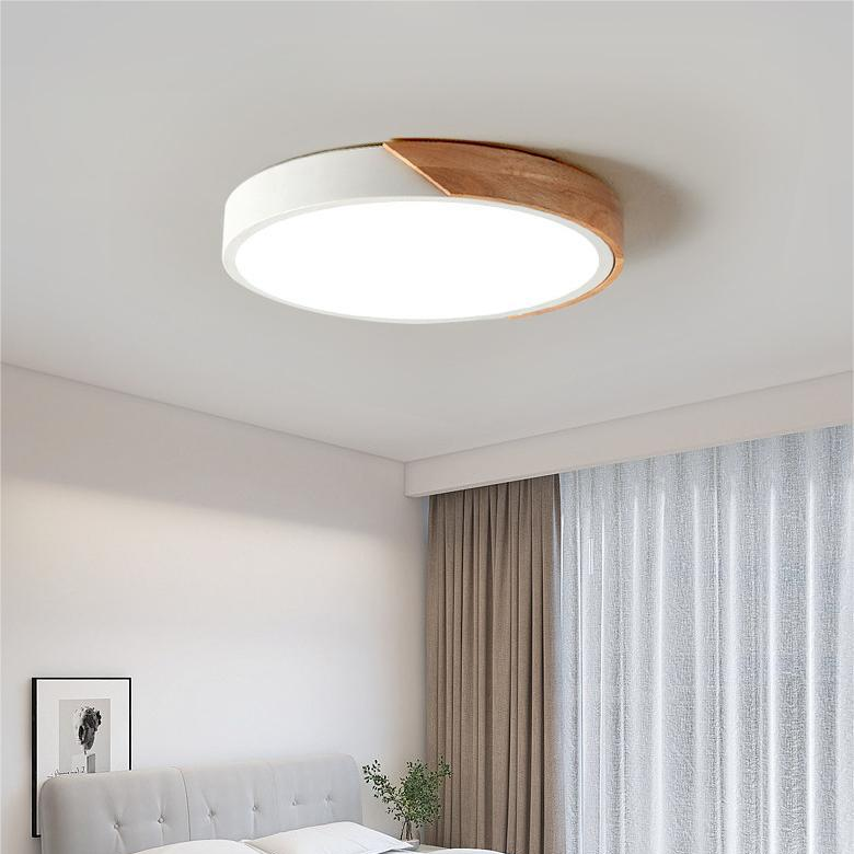 Lámpara de Techo Circular Elara Haus con Acentos Interiores