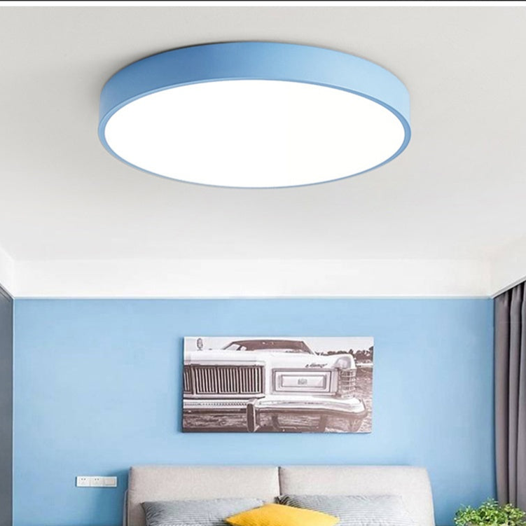 Lámpara de Techo Circular Elara Haus con Acentos Interiores