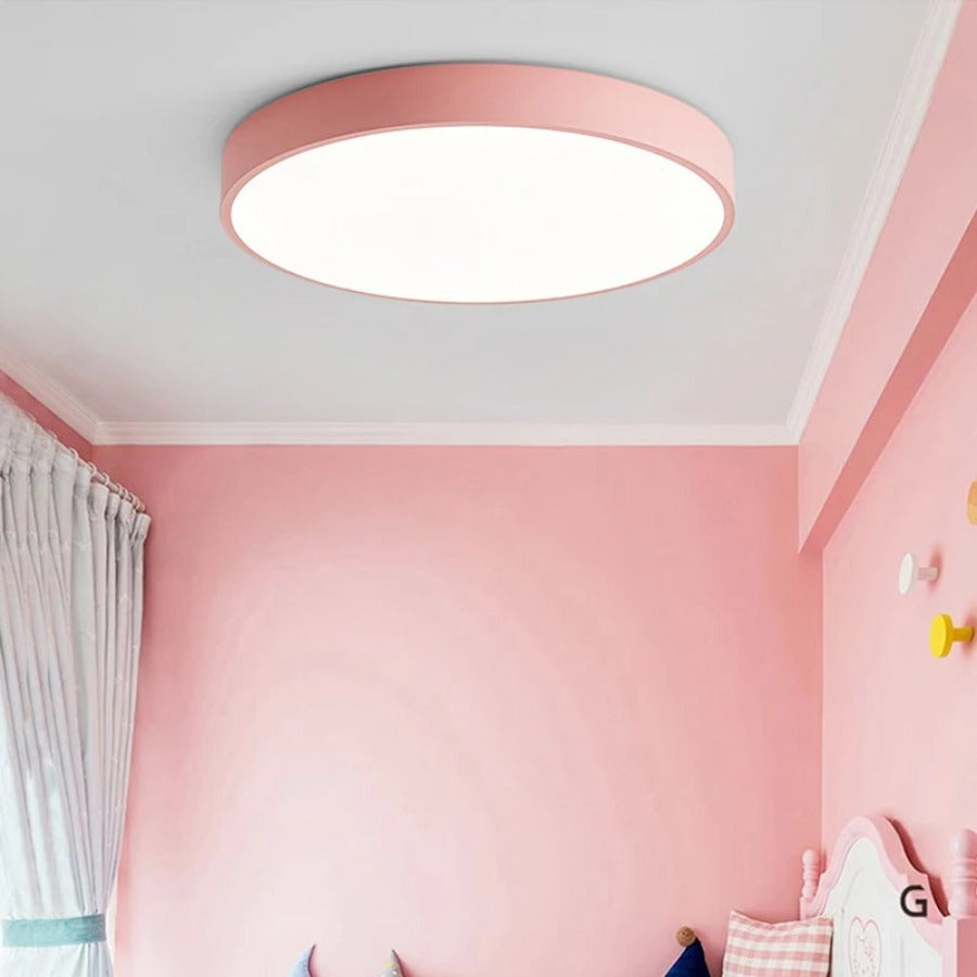 Lámpara de Techo Circular Elara Haus con Acentos Interiores