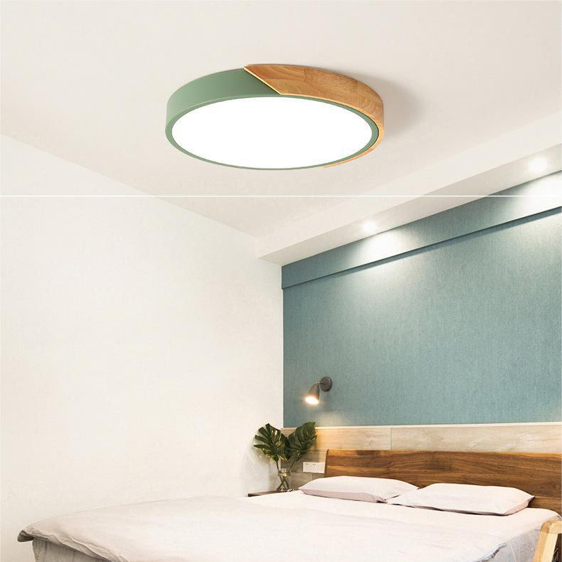 Lámpara de Techo Circular Elara Haus con Acentos Interiores