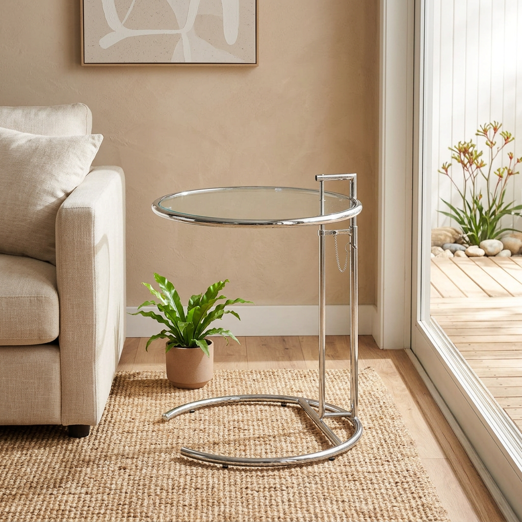 Mesa de Noche Contemporánea Ajustable
