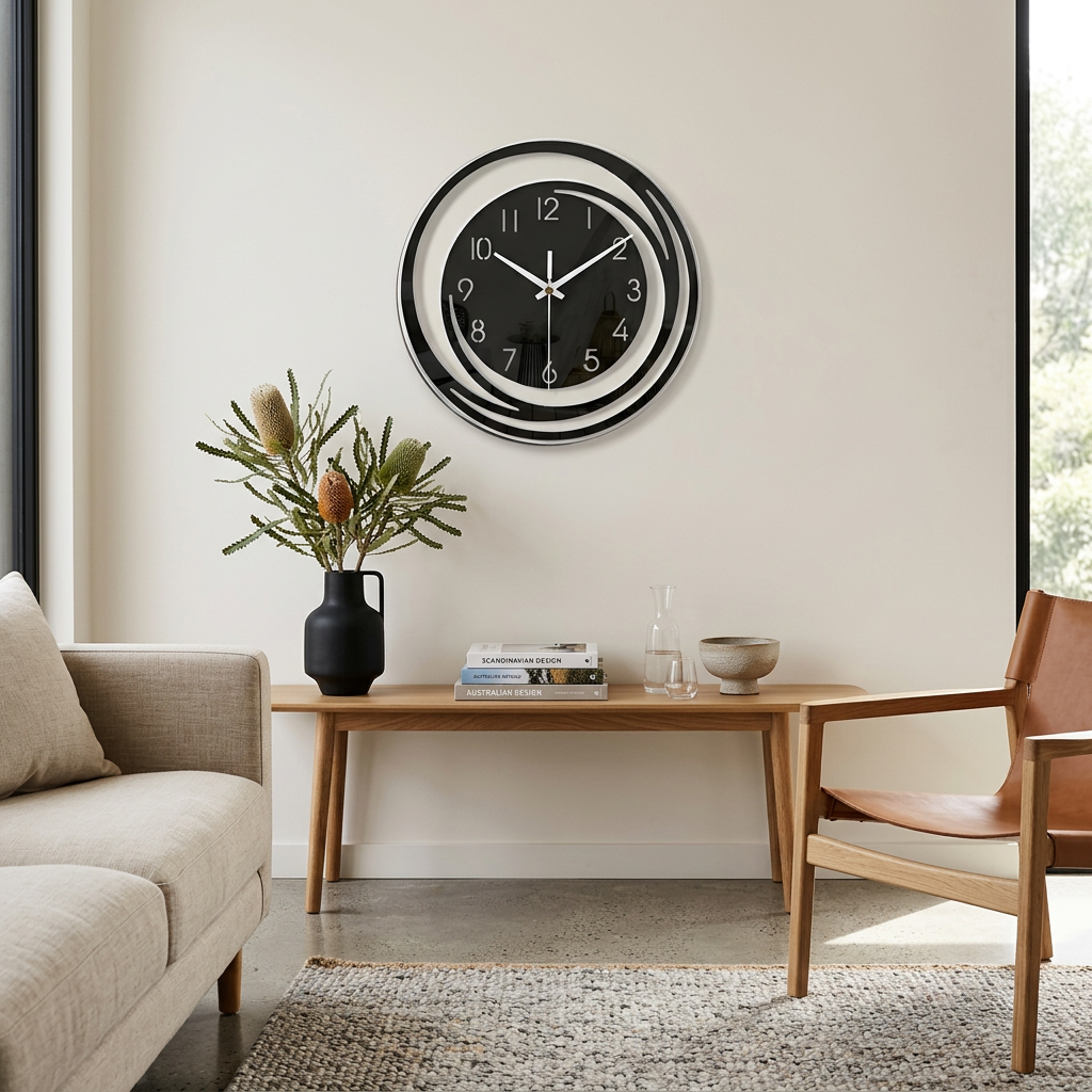 Reloj de Pared de Diseño Escandinavo Contemporáneo