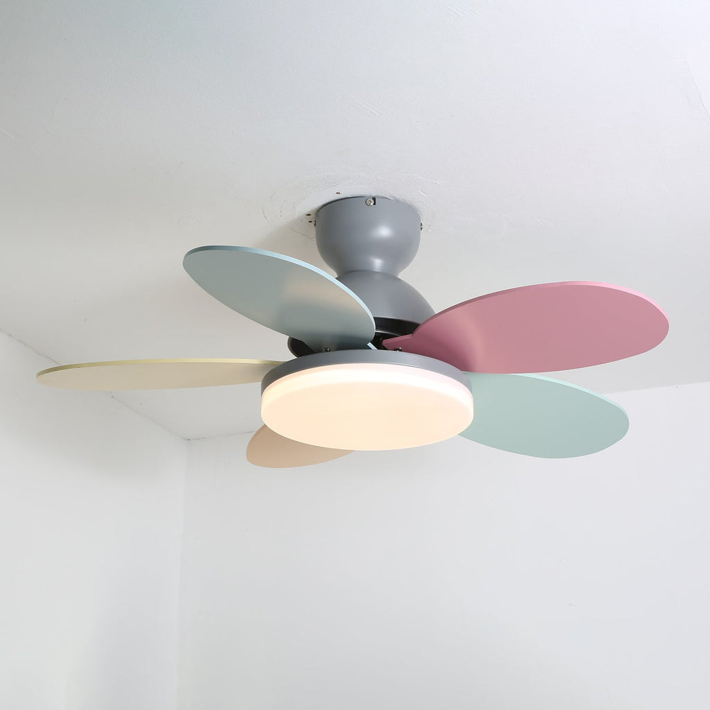 Ventilador de Techo con Luz, Montaje en Superficie ABS