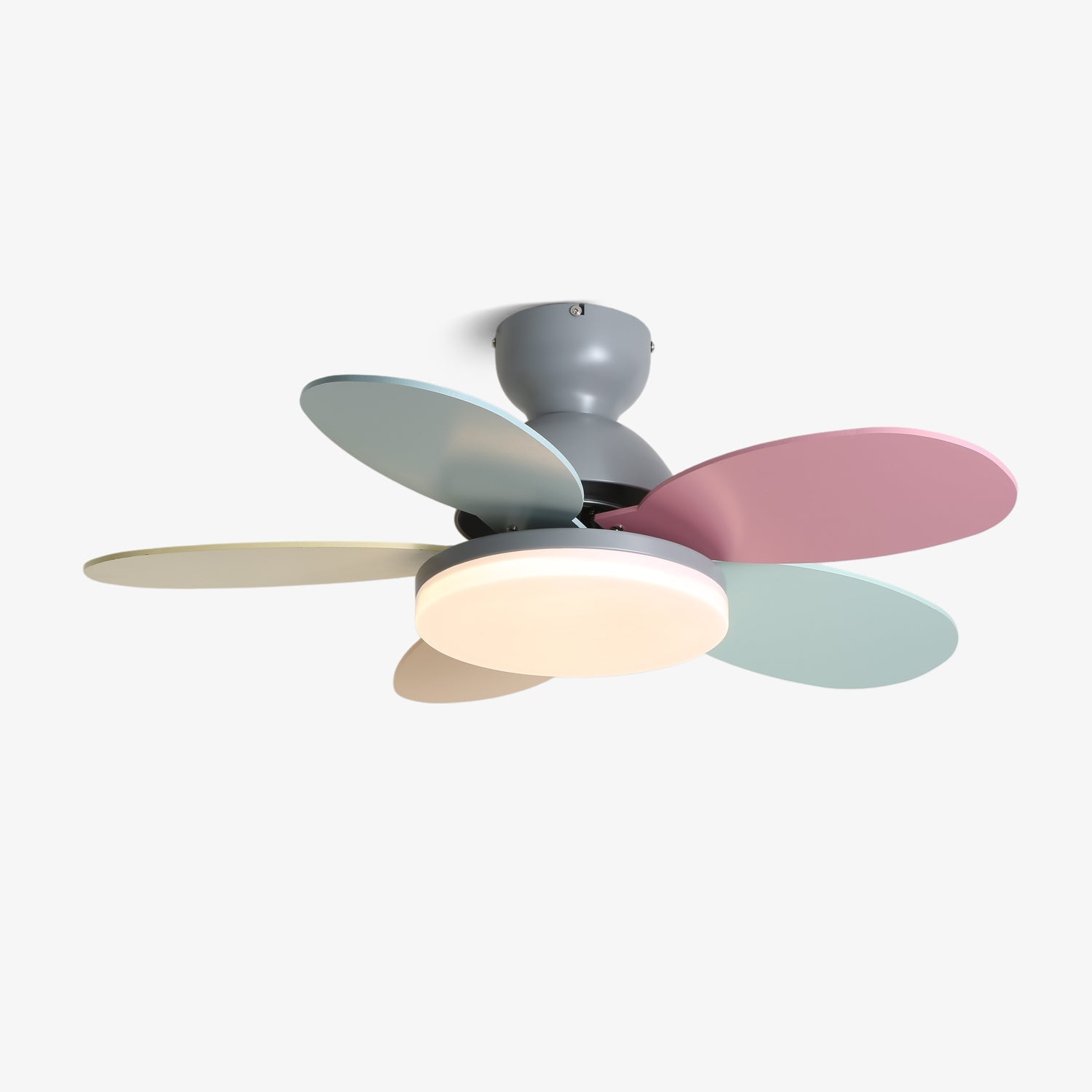 Ventilador de Techo con Luz, Montaje en Superficie ABS