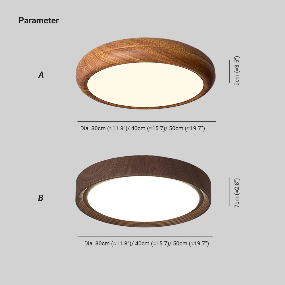 Elara Haus Lámpara de Techo Empotrada - Lámpara de Techo LED Dimmable de Metal y Acrílico