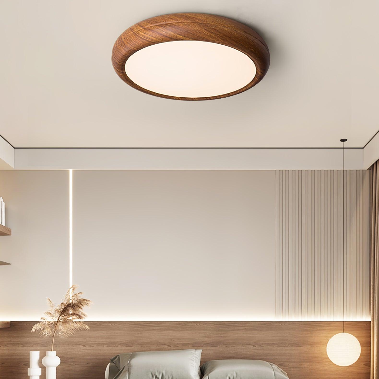 Elara Haus Lámpara de Techo Empotrada - Lámpara de Techo LED Dimmable de Metal y Acrílico