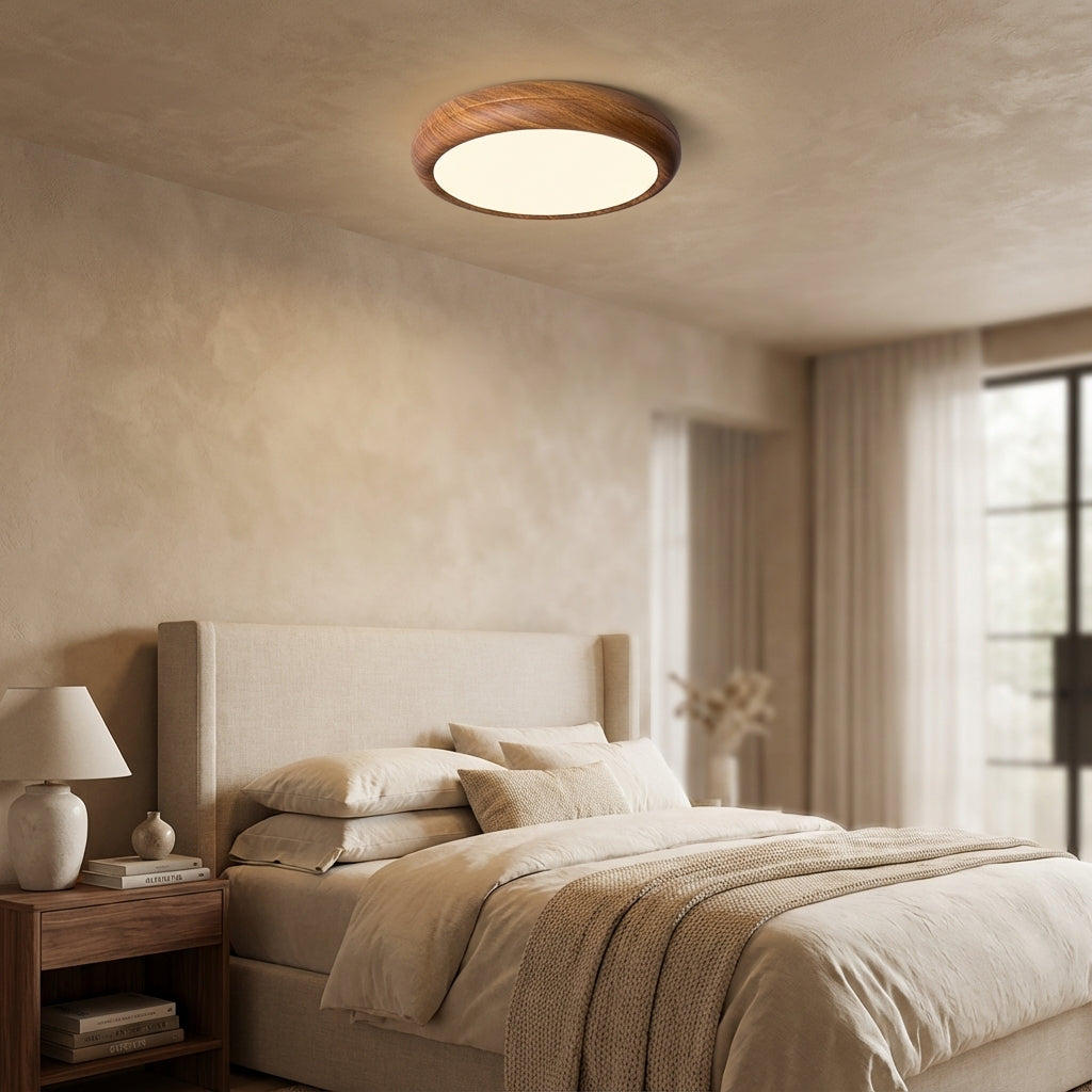 Elara Haus Lámpara de Techo Empotrada - Lámpara de Techo LED Dimmable de Metal y Acrílico