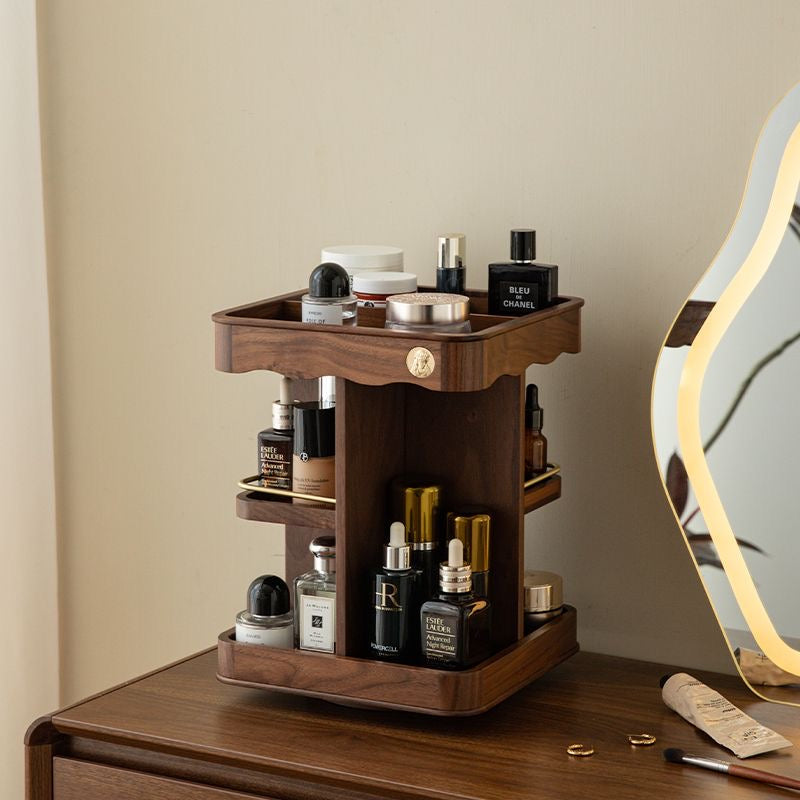 Carrousel de Vanity Rotatorio de Madera Heritage