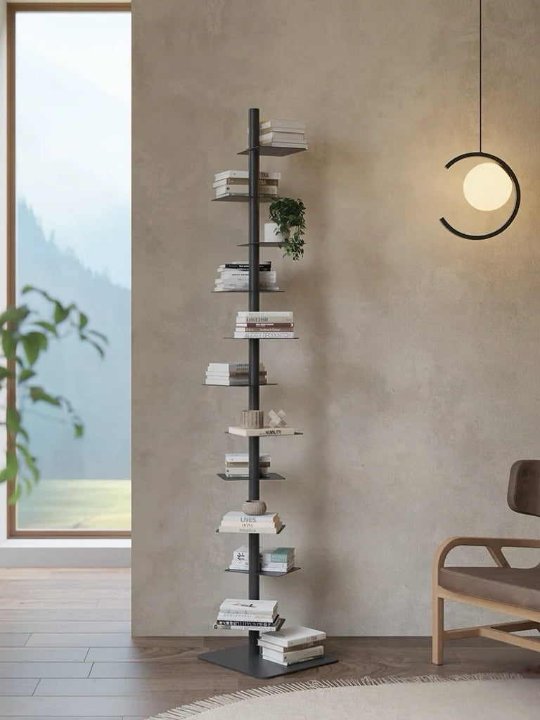 Soporte para plantas flotante de acero industrial Elara Haus