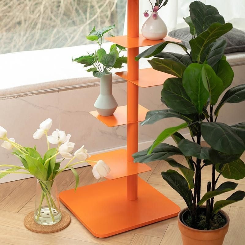 Soporte para plantas flotante de acero industrial Elara Haus