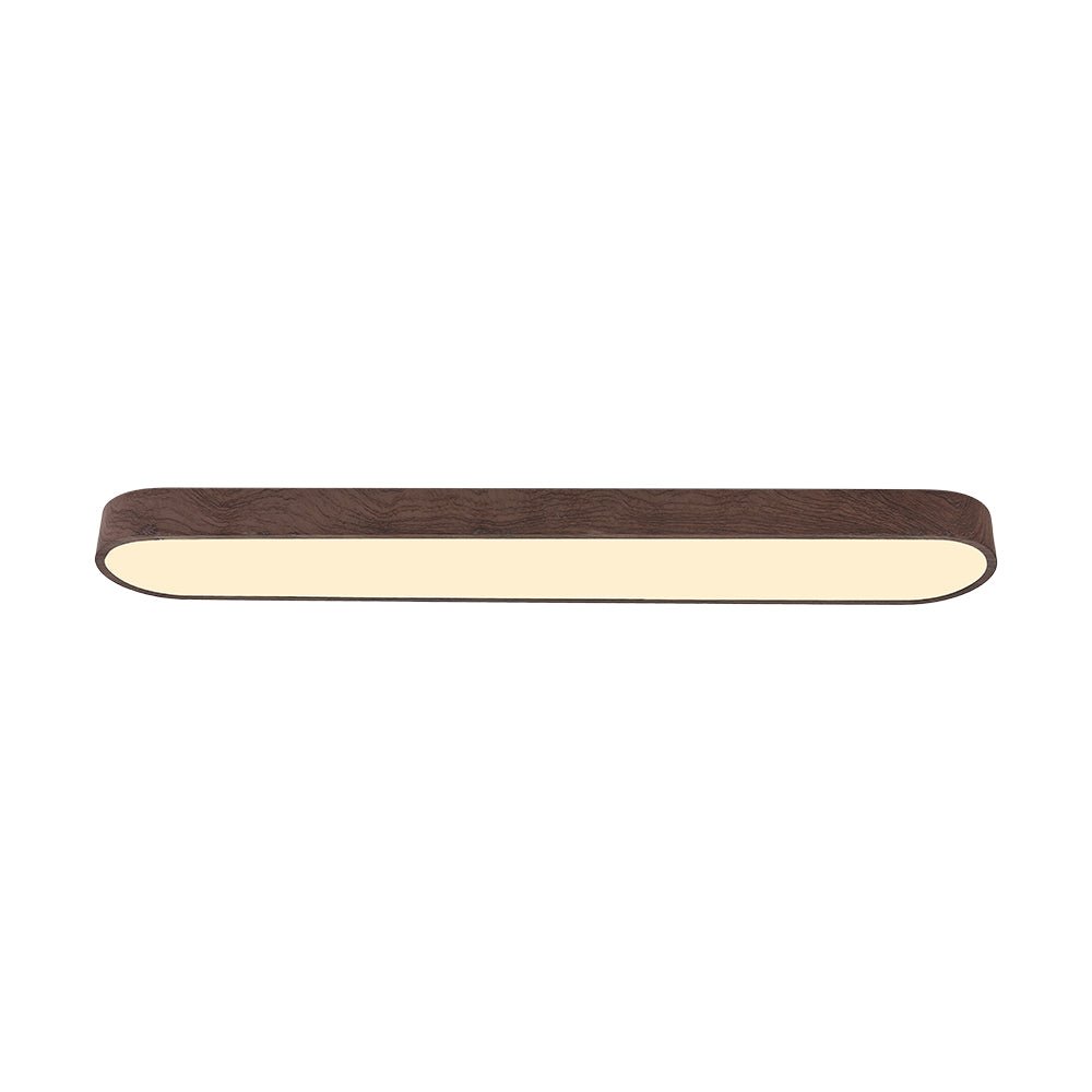 Elara Haus Japandi Roble Natural Ovalado LED Flush Mount