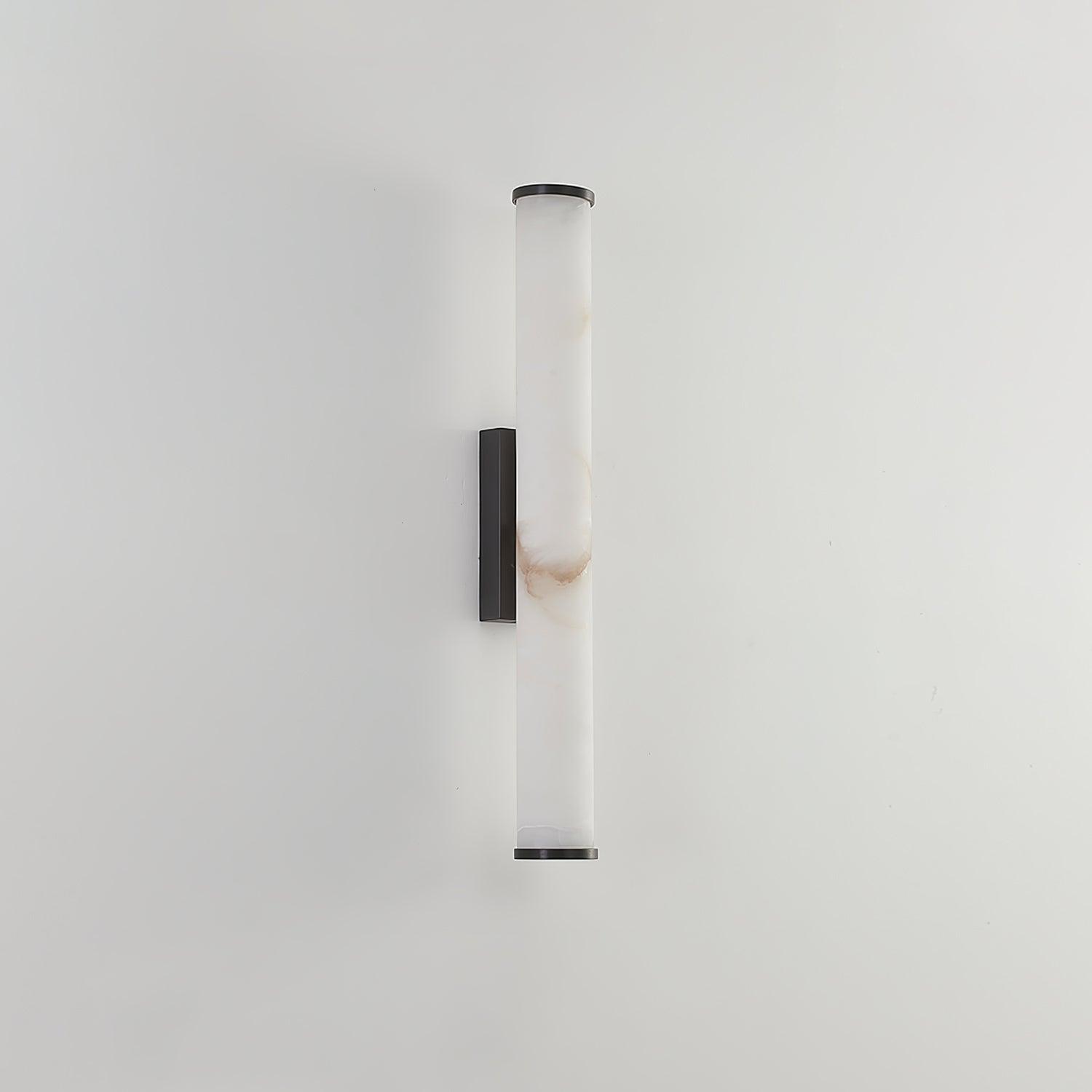 Aplique de pared de columna de alabastro de lujo Elara Haus