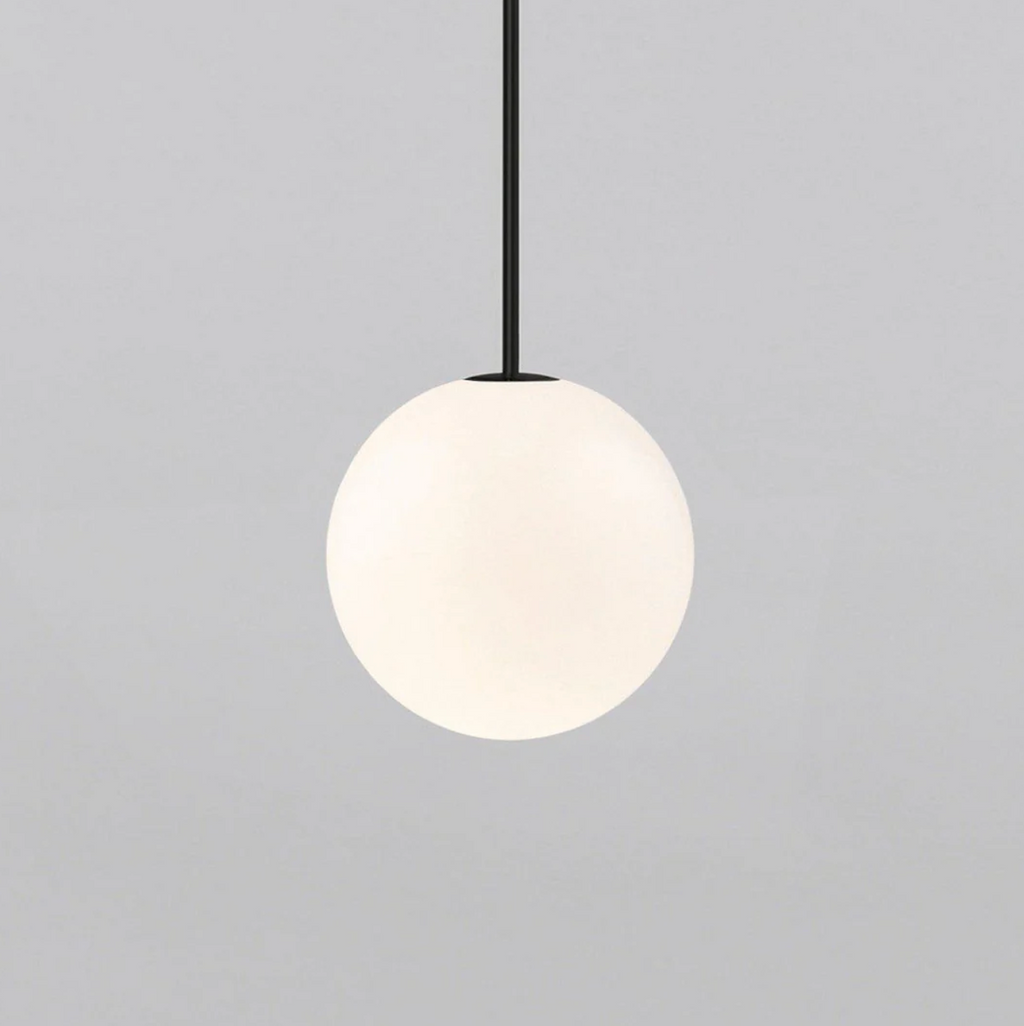 Lámpara Colgante de Vidrio Esmerilado Minimalista Elara Haus