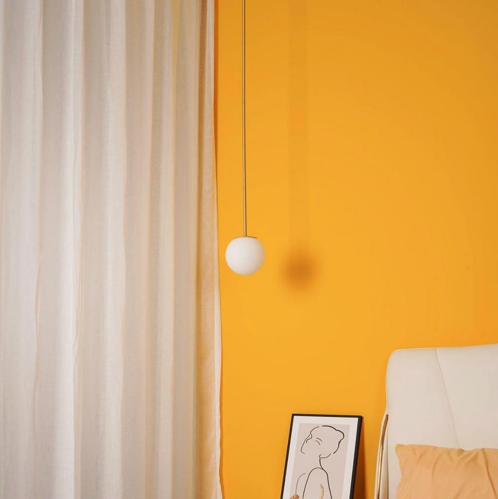 Lámpara Colgante de Vidrio Esmerilado Minimalista Elara Haus