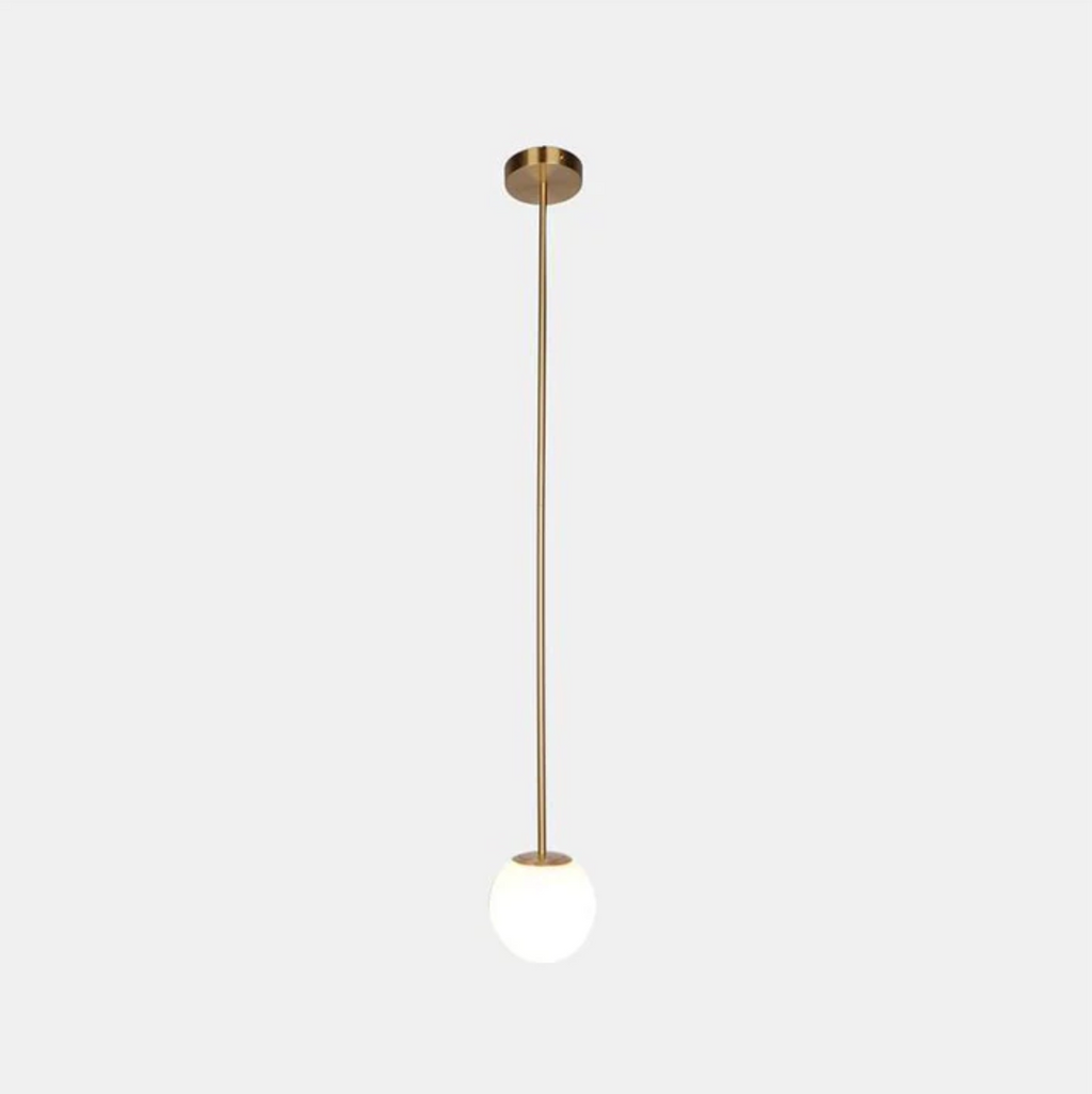 Lámpara Colgante de Vidrio Esmerilado Minimalista Elara Haus
