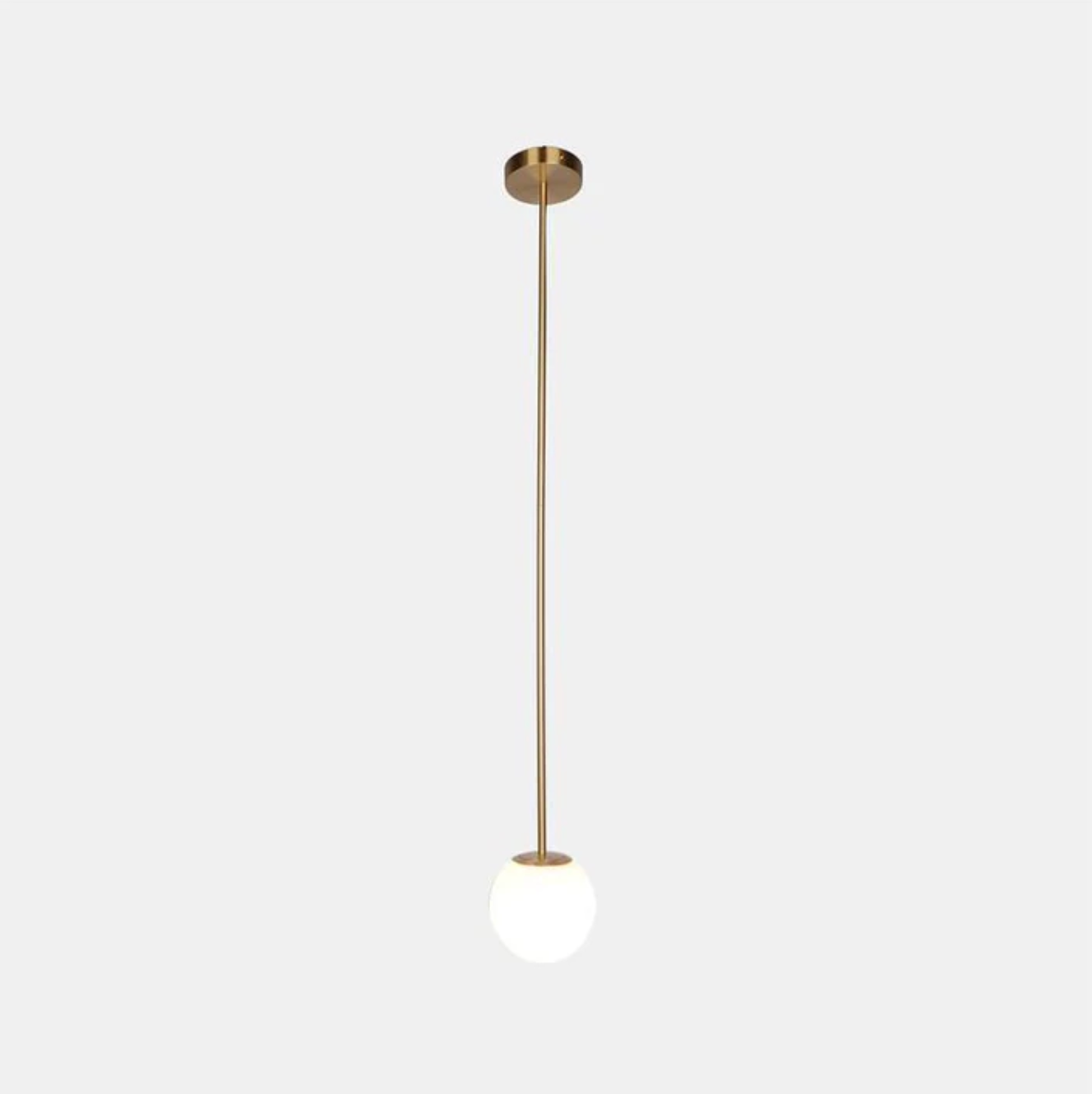 Lámpara Colgante de Vidrio Esmerilado Minimalista Elara Haus