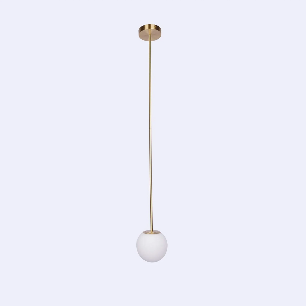 Lámpara Colgante de Vidrio Esmerilado Minimalista Elara Haus