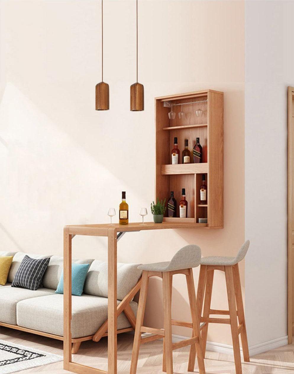 Elara Haus Lámpara Colgante de Cono de Madera Minimalista