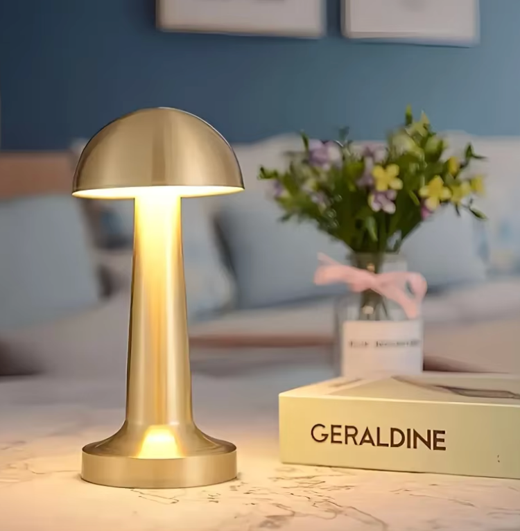 Lámpara Regulable Táctil Minimalista Elara Haus - Fija Portátil de Mesita de Noche