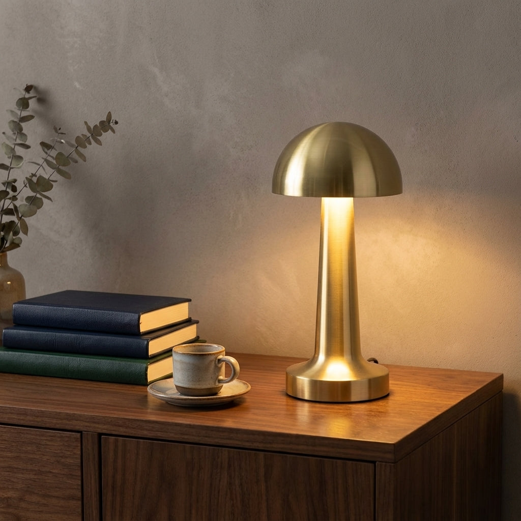 Lámpara Regulable Táctil Minimalista Elara Haus - Fija Portátil de Mesita de Noche