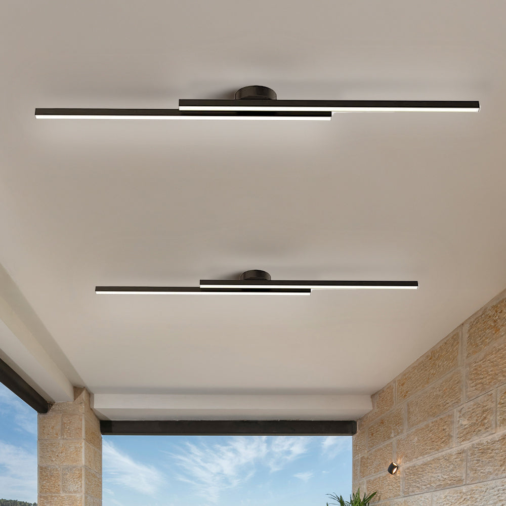 Elara Haus Lámpara de Techo LED Lineal Moderna - Tira de Aluminio