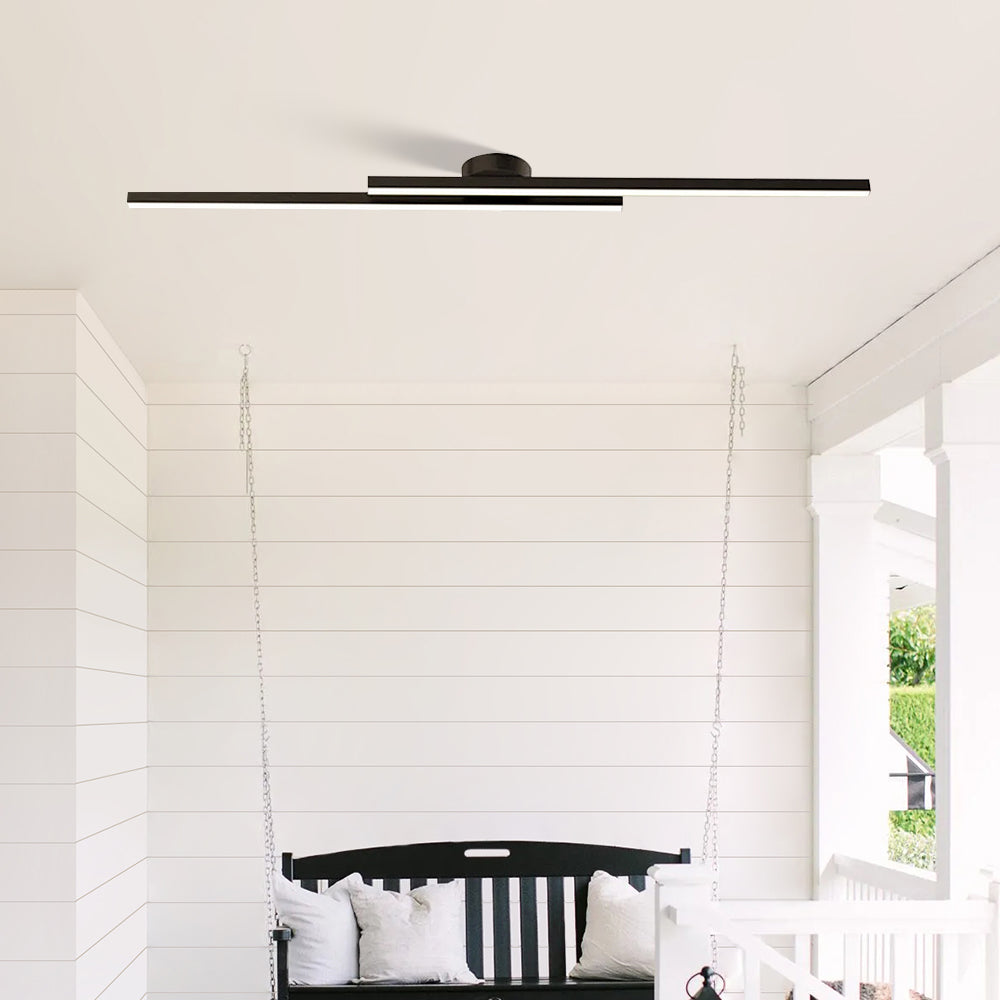 Elara Haus Lámpara de Techo LED Lineal Moderna - Tira de Aluminio