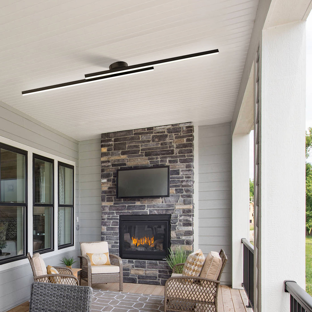 Elara Haus Lámpara de Techo LED Lineal Moderna - Tira de Aluminio