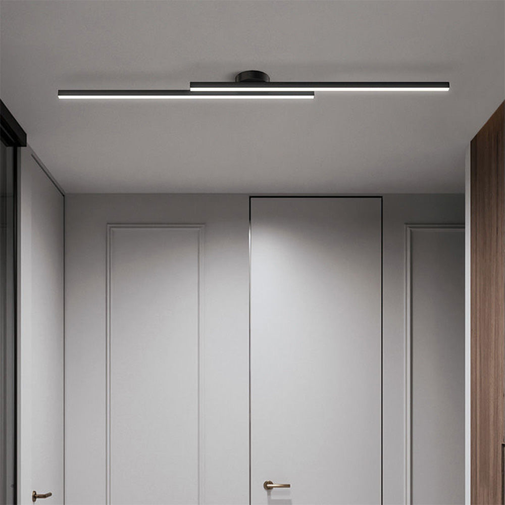 Elara Haus Lámpara de Techo LED Lineal Moderna - Tira de Aluminio