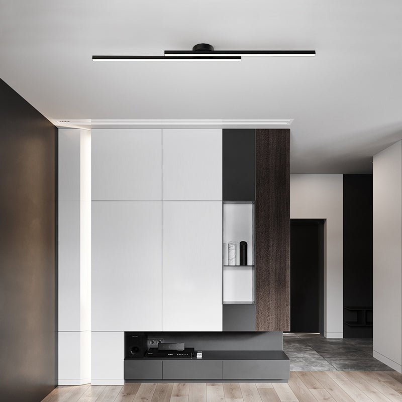 Elara Haus Lámpara de Techo LED Lineal Moderna - Tira de Aluminio