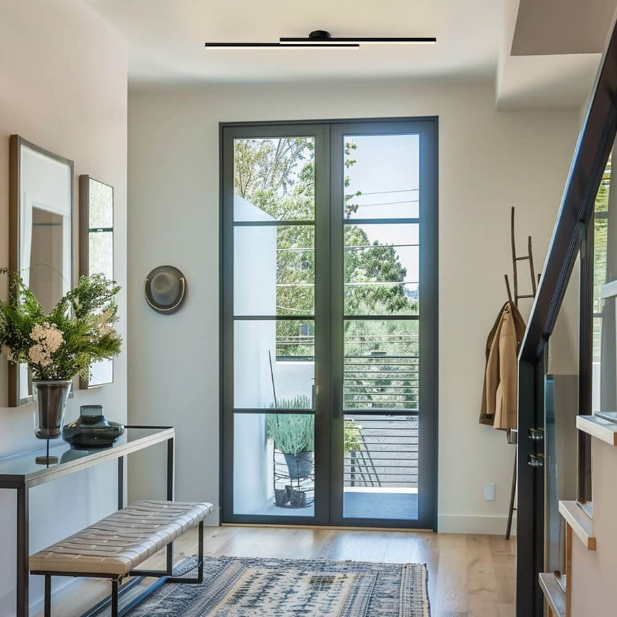 Elara Haus Lámpara de Techo LED Lineal Moderna - Tira de Aluminio