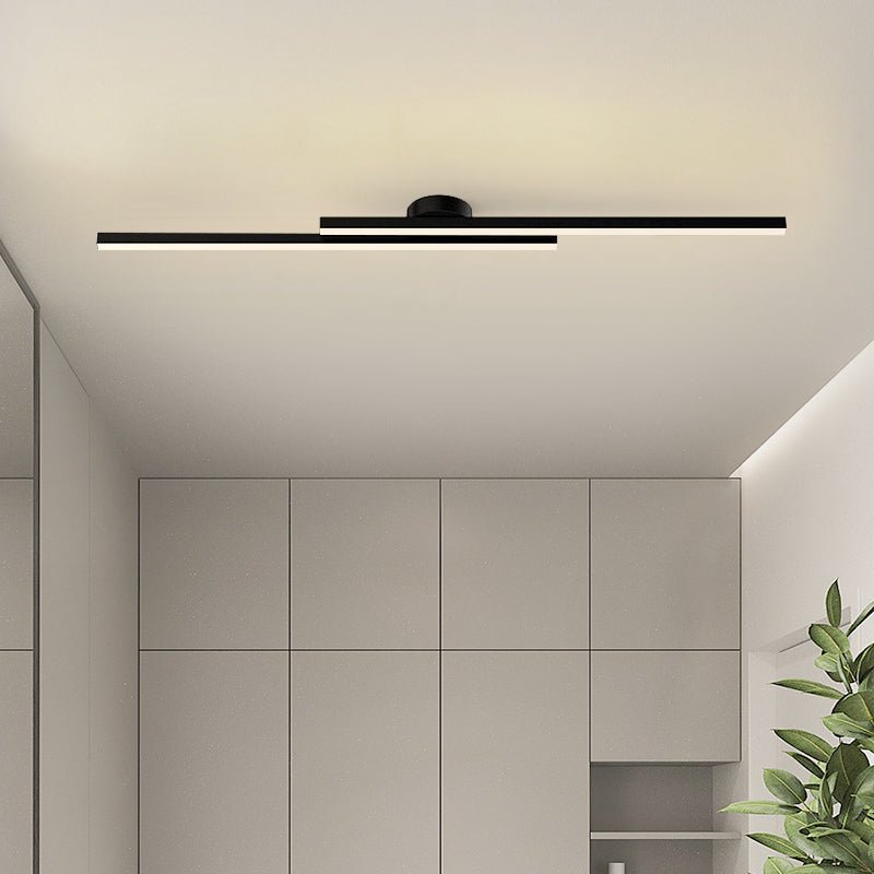 Elara Haus Lámpara de Techo LED Lineal Moderna - Tira de Aluminio