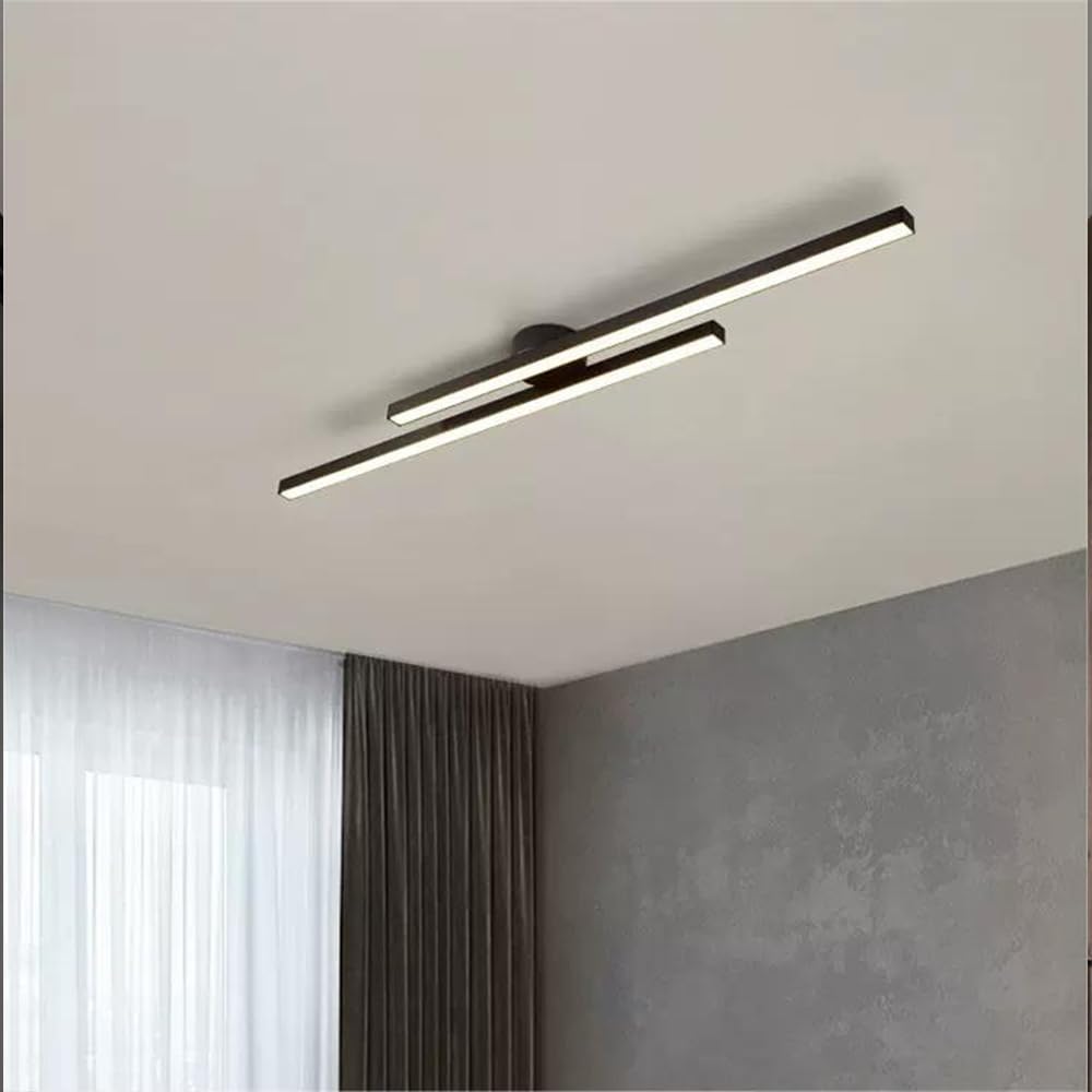 Elara Haus Lámpara de Techo LED Lineal Moderna - Tira de Aluminio