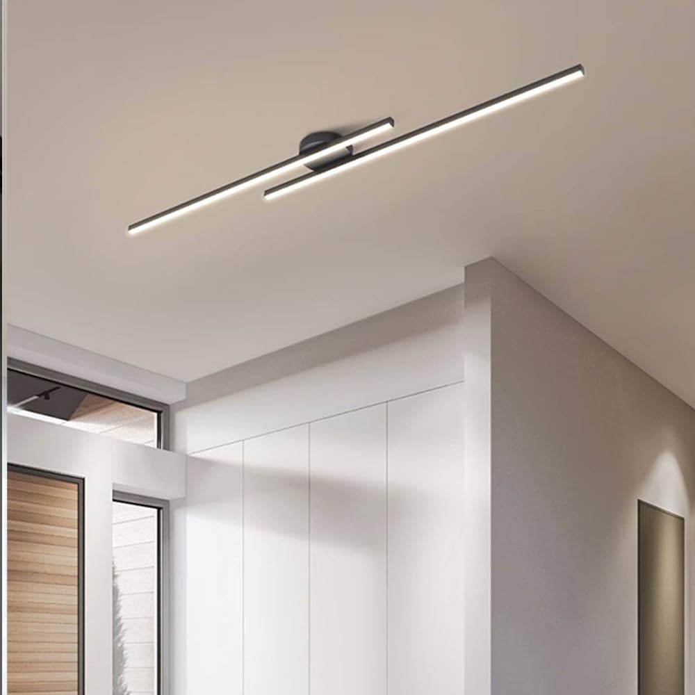 Elara Haus Lámpara de Techo LED Lineal Moderna - Tira de Aluminio