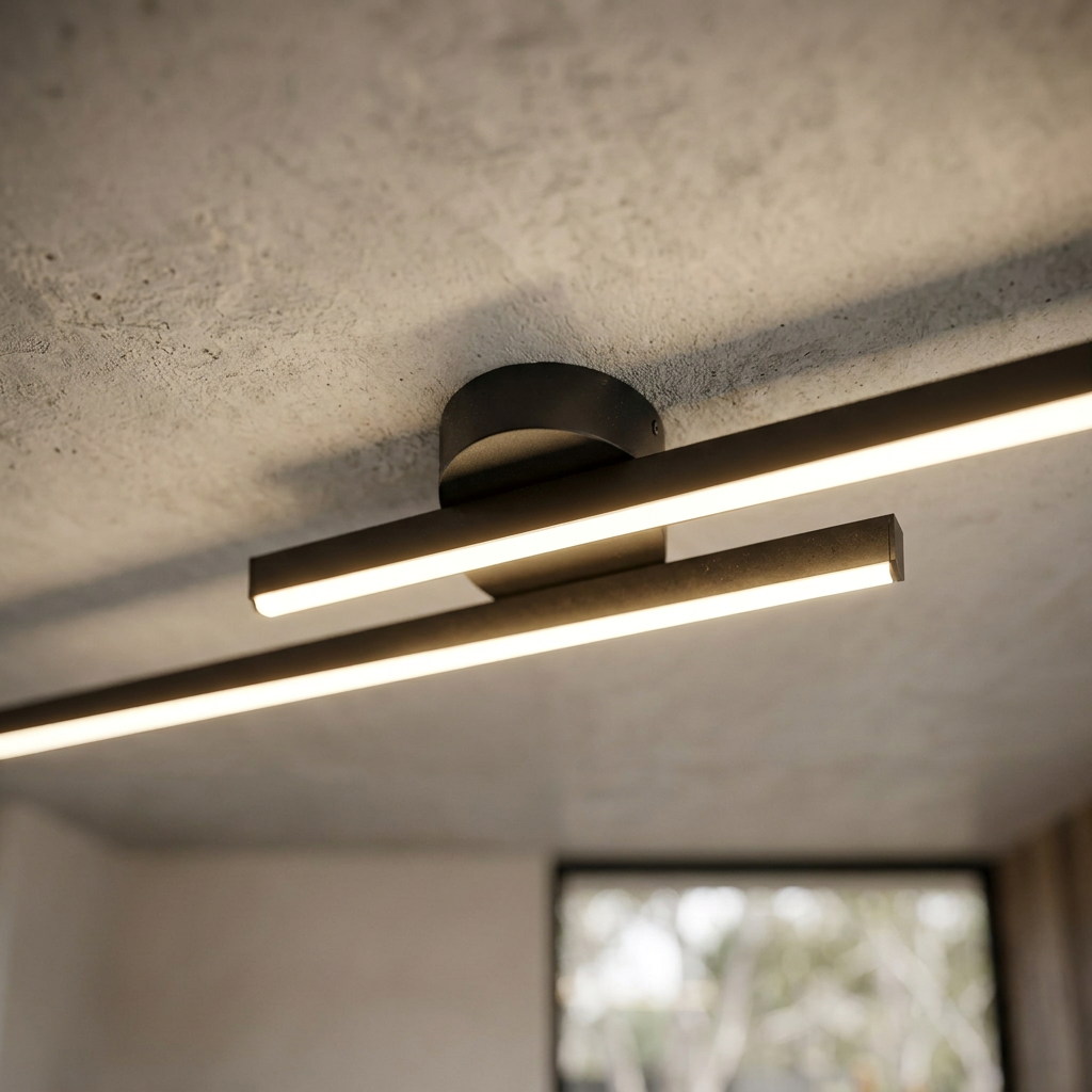 Elara Haus Lámpara de Techo LED Lineal Moderna - Tira de Aluminio