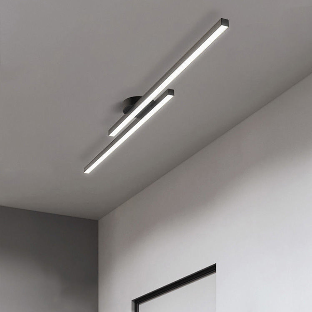 Elara Haus Lámpara de Techo LED Lineal Moderna - Tira de Aluminio