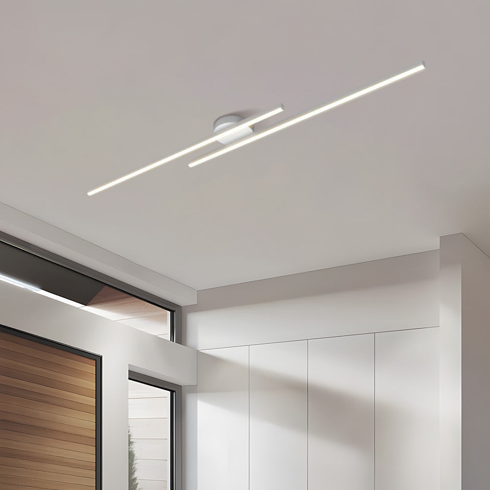 Elara Haus Lámpara de Techo LED Lineal Moderna - Tira de Aluminio