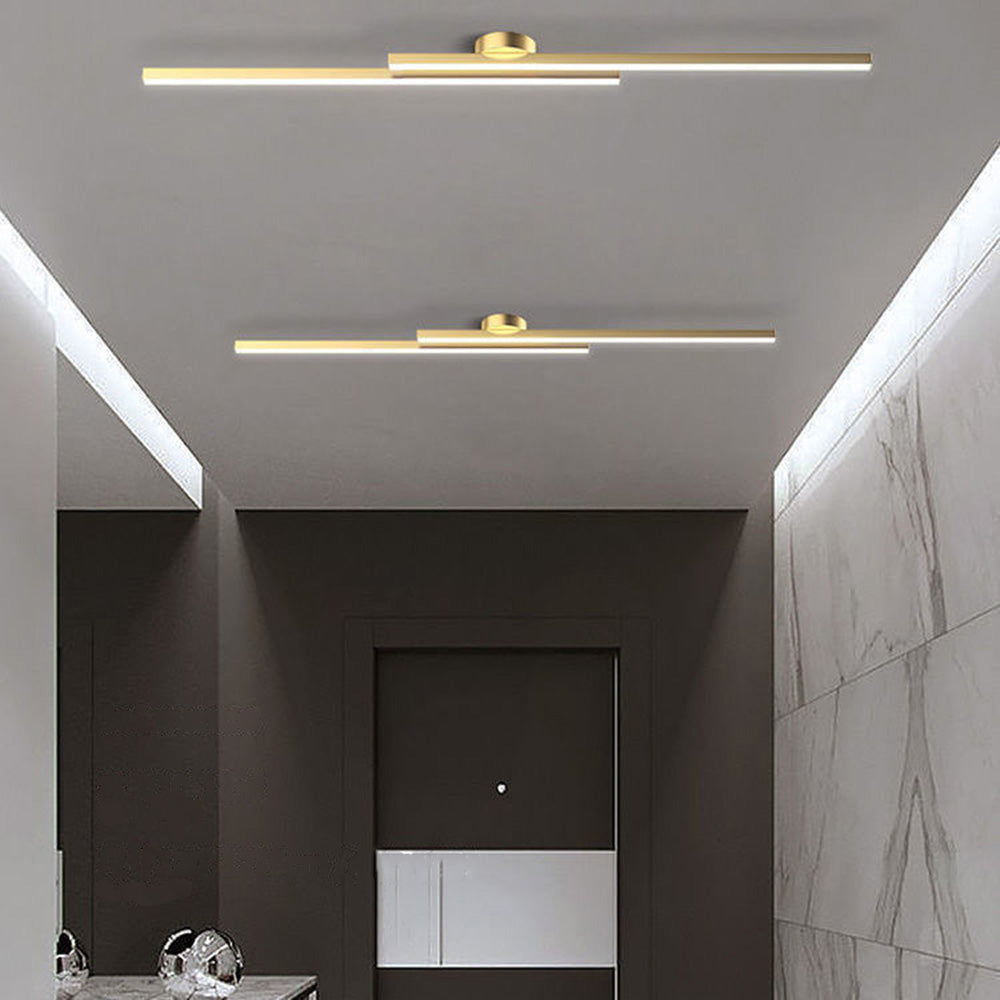 Elara Haus Lámpara de Techo LED Lineal Moderna - Tira de Aluminio