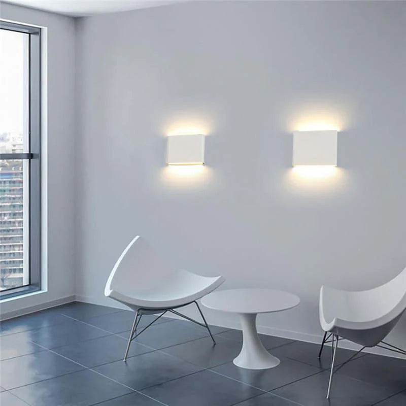 Aplique de Pared Exterior Moderno Minimalista de Aluminio Impermeable