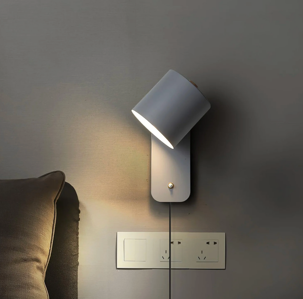 Lámpara de Pared de Lectura Moderna Pivotante