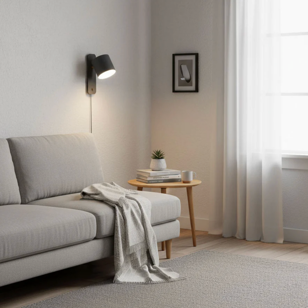 Lámpara de Pared de Lectura Moderna Pivotante
