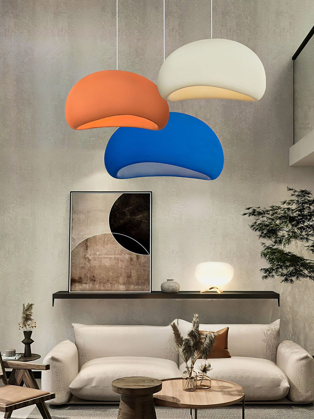 Elara Haus Moderno Candelabro Nube Puffy - Efecto Nube Flotante