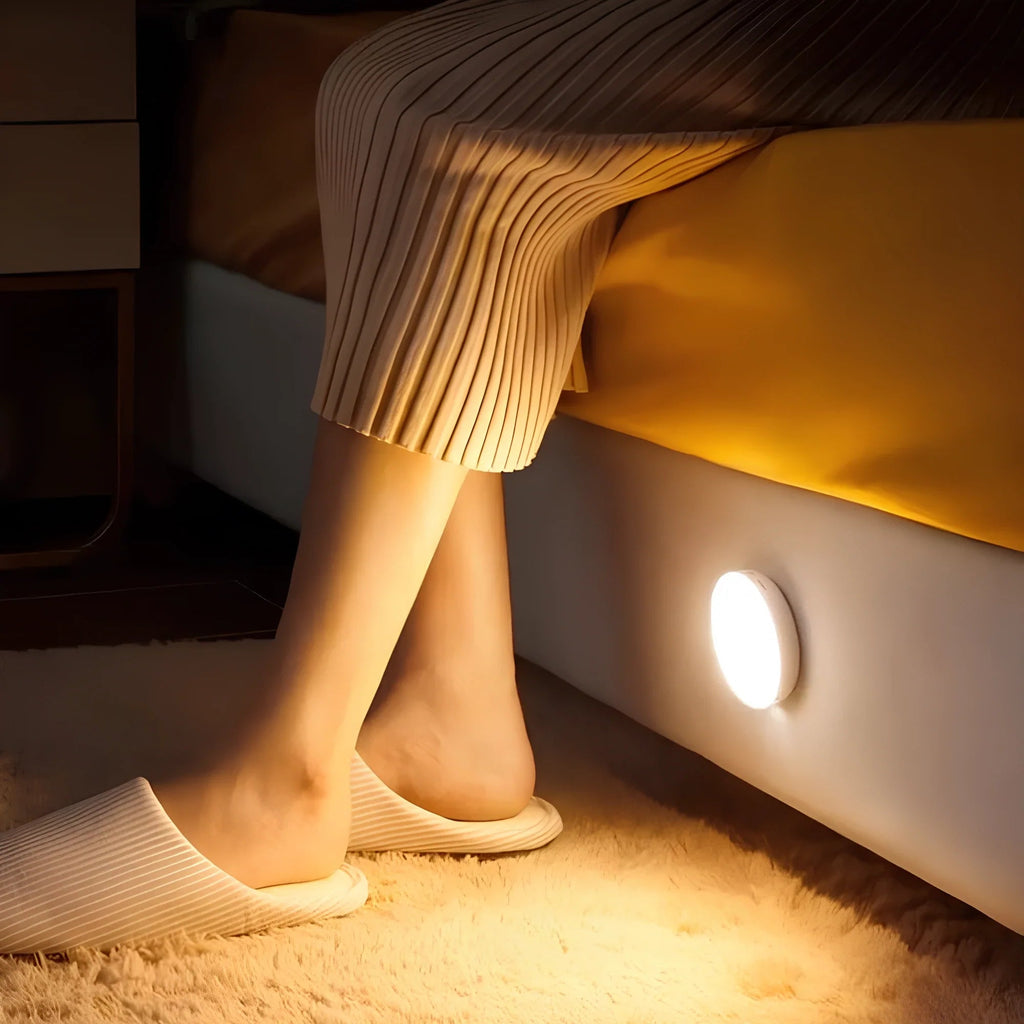 Elara Haus Luz Nocturna con Sensor de Movimiento - Luces Inalámbricas de Plástico Duradero para Interiores