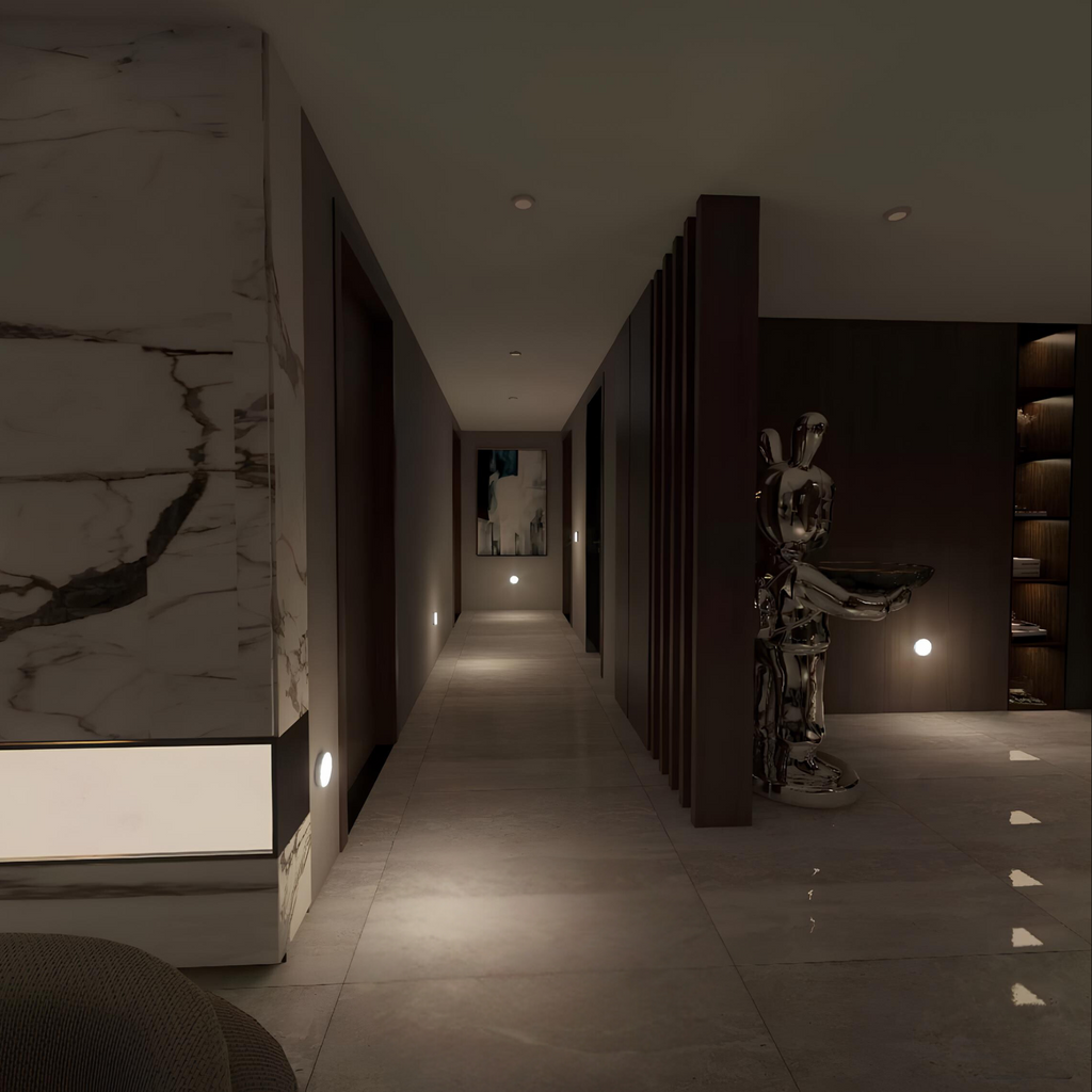 Elara Haus Luz Nocturna con Sensor de Movimiento - Luces Inalámbricas de Plástico Duradero para Interiores