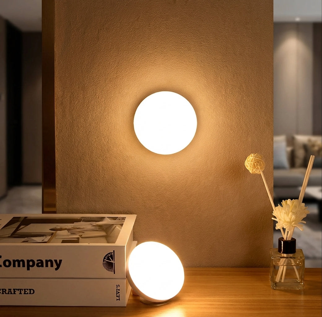 Elara Haus Luz Nocturna con Sensor de Movimiento - Luces Inalámbricas de Plástico Duradero para Interiores