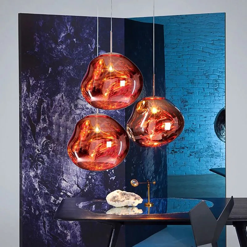 Lámpara Colgante Elara Haus - Iluminación de Cocina de Metal y Acrílico