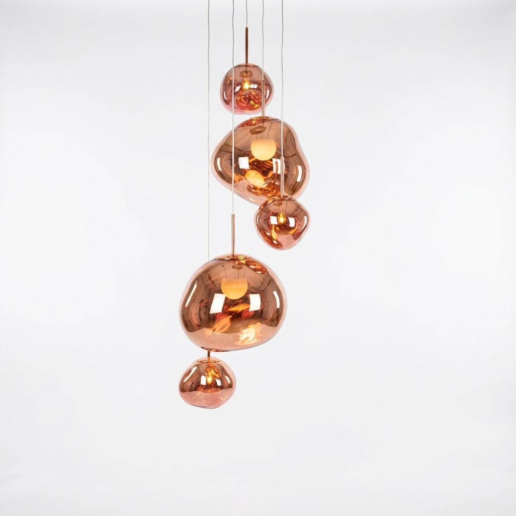 Lámpara Colgante Elara Haus - Iluminación de Cocina de Metal y Acrílico
